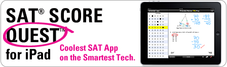 SAT Score Quest iPad App