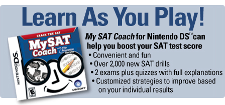 My SAT Coach for Nintendo DS banner