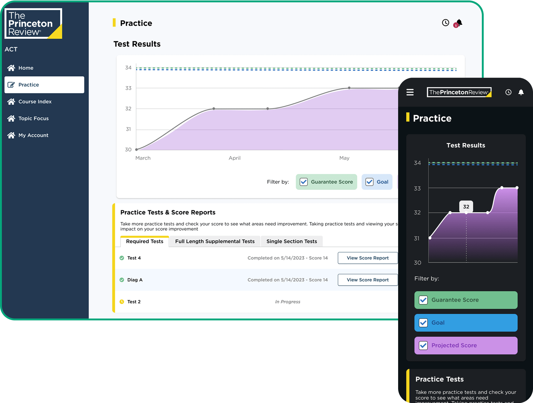 ACT Dash Performance Summary