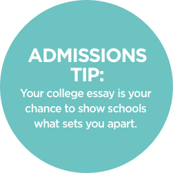 Admissions tip