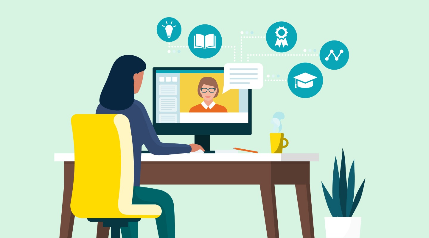 Student in an online tutoring session with an AP tutor
