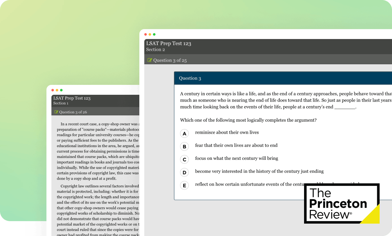 Free LSAT practice test